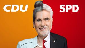 CDU und SPD verstoßen gegen rechtliche Vorgaben - Elke Simon-Kuch (CDU) und Armin Willingmann (SPD) bereits aufgehängt