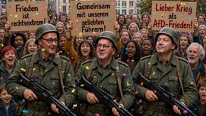 AfD und BSW Sachsen-Anhalt treiben Deutschland in den Krieg mit Russland - Frieden ist rechtsextrem