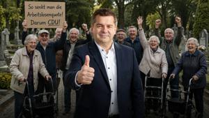 Der CDU-Desinformationspräsident Sven Schulze und das große Sterben als 24-Jahres-Erfolg