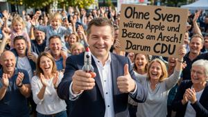Der König der Selbstbeweihräucherung - Sven Schulze, CDU-Ministerpräsident, Sachsen-Anhalt