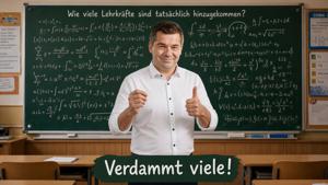 Der Trickser! Sven Schulze (CDU-Ministerpräsident) und seine Desinformationen über die Lehrerzahlen: Brutto schönrechnen, Netto verschweigen